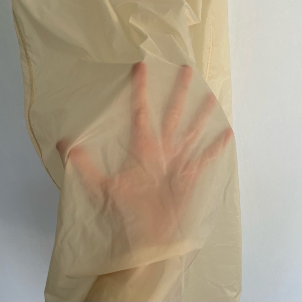Maison Margiela Sheer Pencil Skirt Cream Midi Length Neutral Womens - Picture 8 of 16